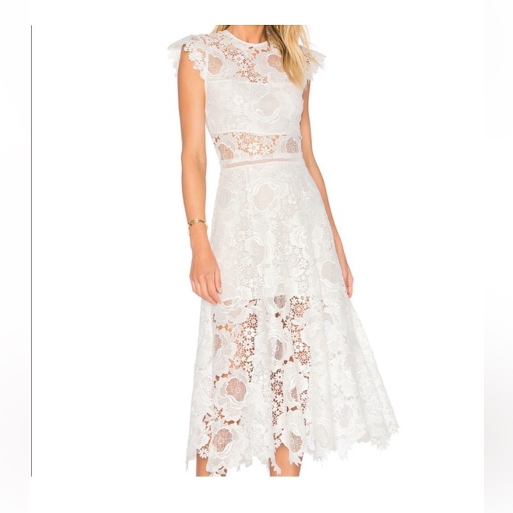 Karina Grimaldi Doriane crochet dress